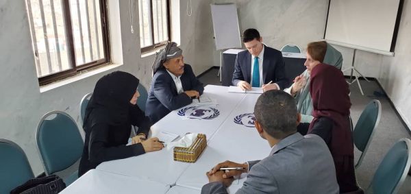 قيادة فرع سياسي المقاومة الوطنية بتعز تلتقي وفد الاتحاد الأوروبي 