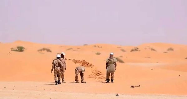 مسام ينتزع 629 لغم حوثي من المناطق المحررة حديثًا في حيس 