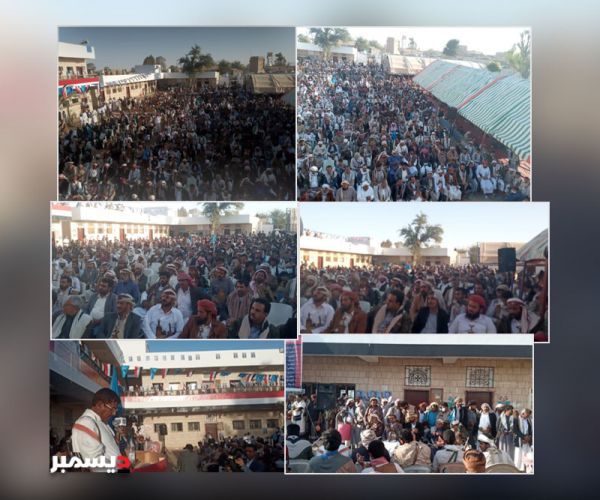 صور| كرم الطفل "عفاش"..المؤتمر الشعبي بمأرب يحيي ذكرى "ديسمبر" وسط حضور كثيف