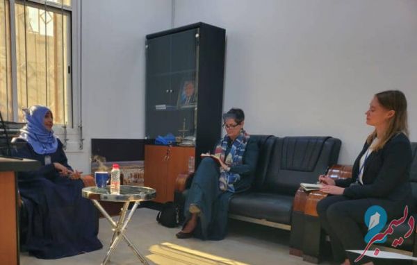 رئيس دائرة المنظمات في سياسي المقاومة الوطنية تلتقي نائب رئيس بعثة "أونمها"