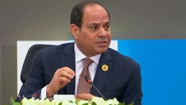 الرئيس المصري: حكومة السراج أسيرة للميليشيات المسلحة والإرهابية