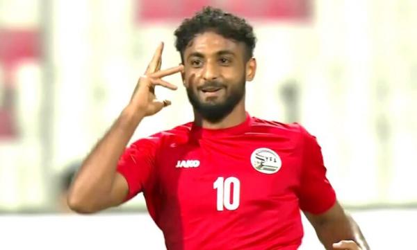 مهاجم المنتخب اليمني "قراوي" ثاني أفضل لاعبي «غرب آسيا»